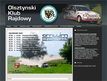 Tablet Screenshot of olsztynskiklubrajdowy.pl